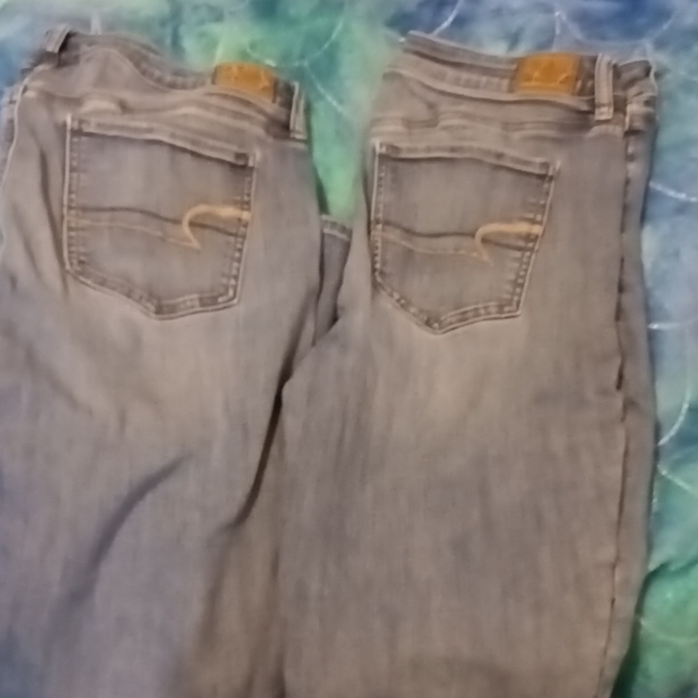 2 pair jeans